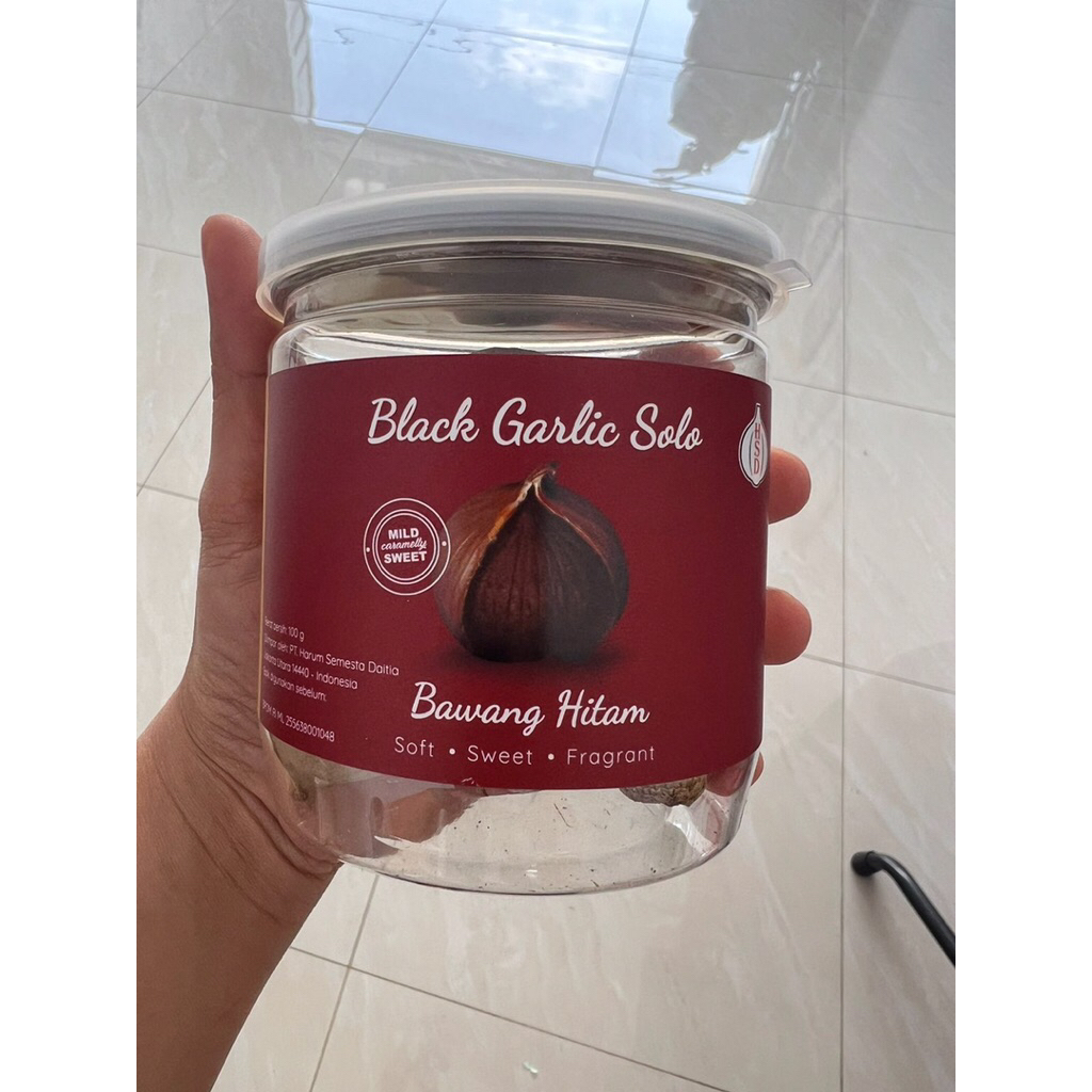 

Bawang putih tunggal HSD / HSD Black Garlic 100 g