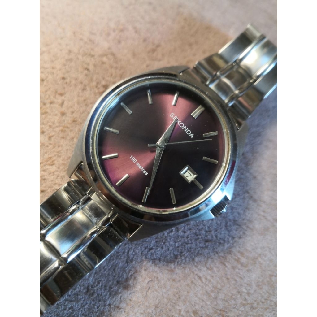 jam tangan Sekonda purple dial