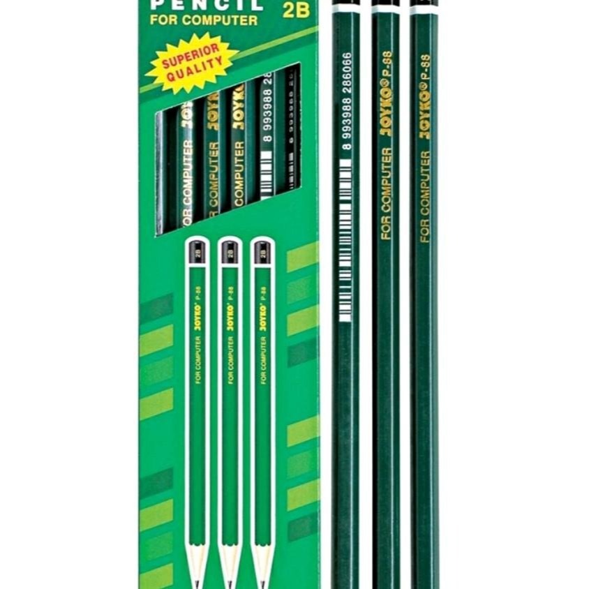 

Pensil Joyko P-88 2B, 1 Pack Menggambar dan Menulis