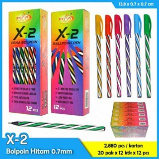 

OUTRED (12 pcs) BOX PULPEN x1/x2/x3/x4/x5 / PENA / BALLPOINT NEVADA 12 Pcs SENSASI MENULIS LUAR BIASA