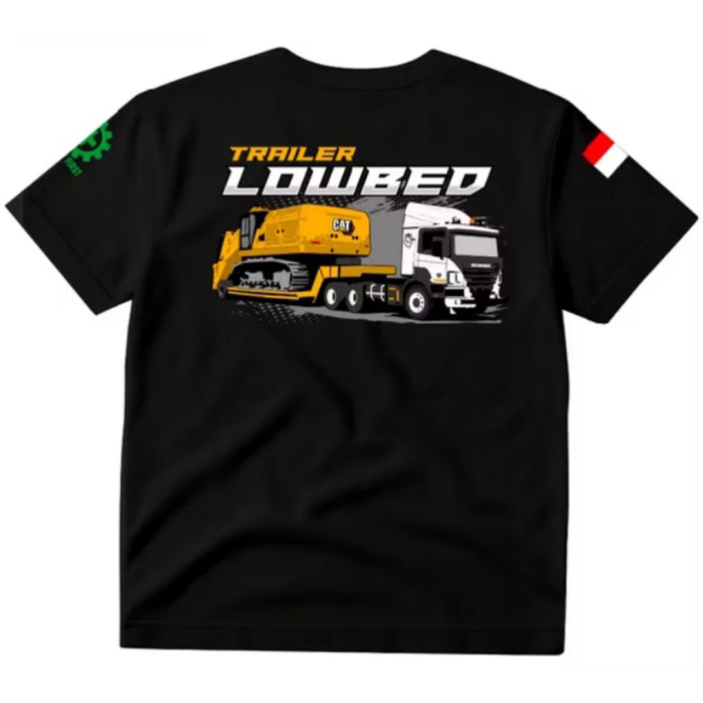 Kaos Distro TRAILER LOWBED Kaos T-shirt Unisex
