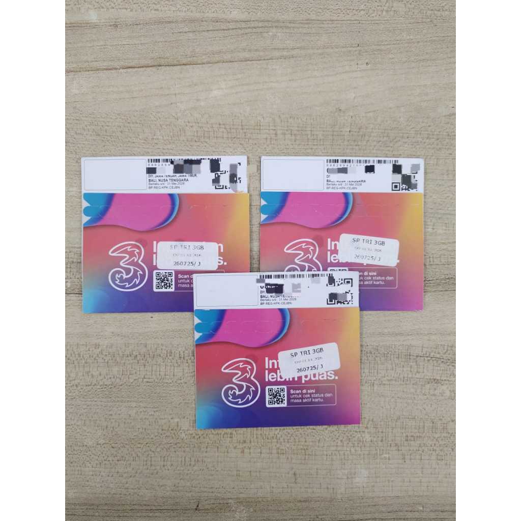 PERDANA TRI 3GB PERDANA KUOTA TRI 3GB