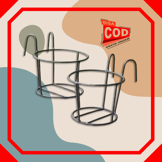 RAK BUNGA BESI HIASAN DEKORASI RUANG TAMU MINIMALIS UNTUK POT TANAMAN INDOOR