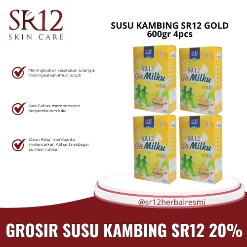 

GoMilku Gold SR12 Susu Kambing Etawa Emas, Menstabilkan gula darah, asam urat, struk, hipertensi