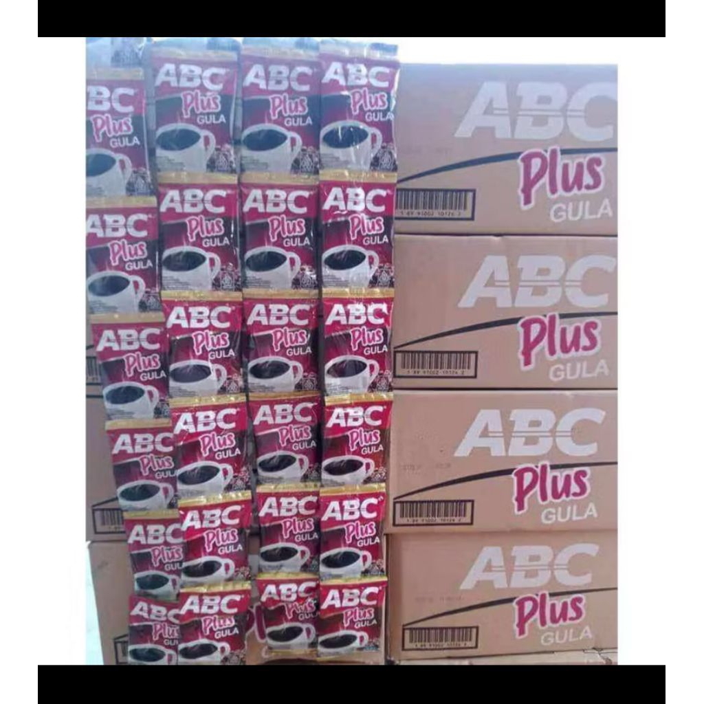 

Kopi Abc Plus Gula kopi bubuk kemasan Renteng (1dus isi 10x12 renteng)