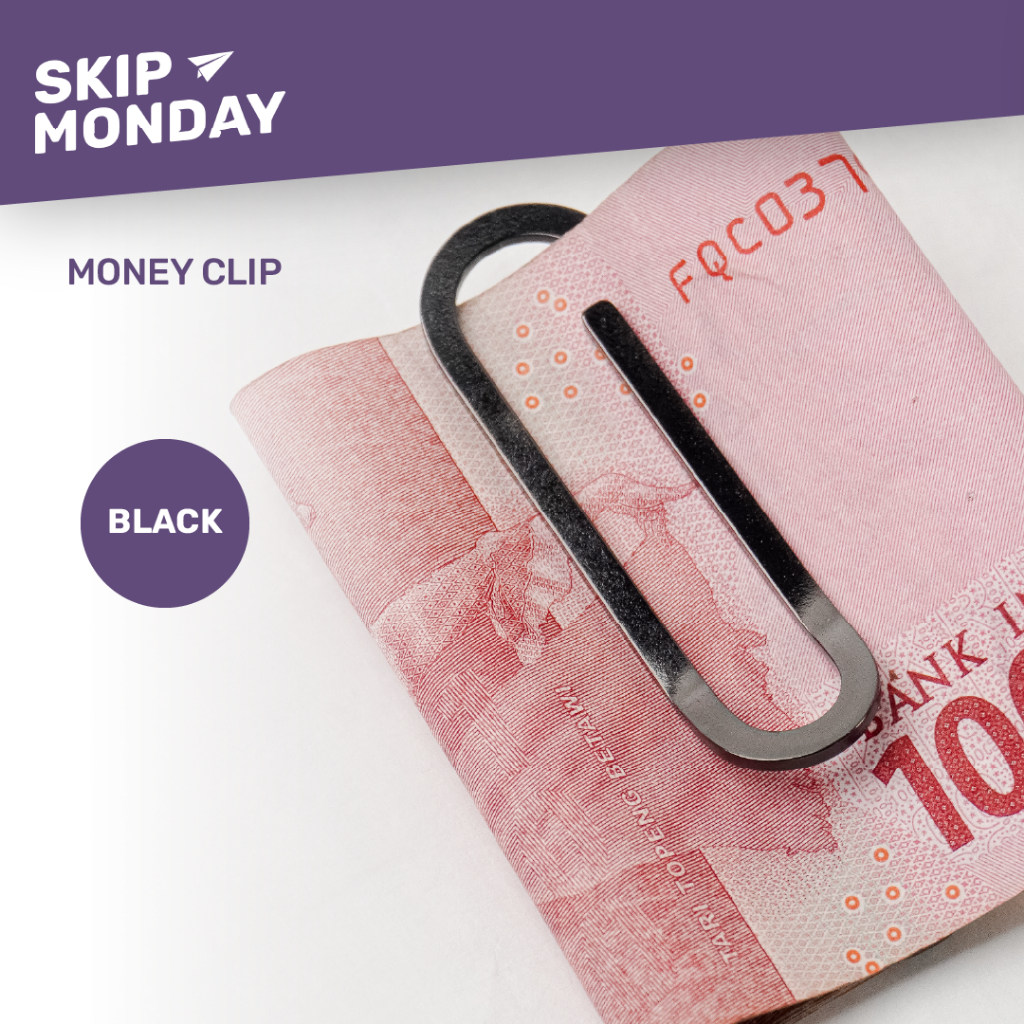 

Skip Monday Money Clip Klip Penjepit Alat Jepit Uang Moneyclip