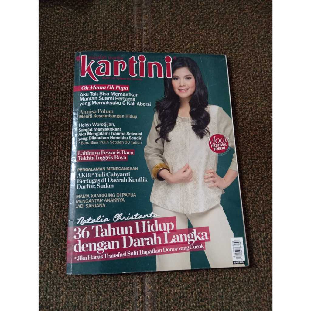 Majalah Kartini Annisa Pohan Agustus 2013 SBY Agus Yudhoyono