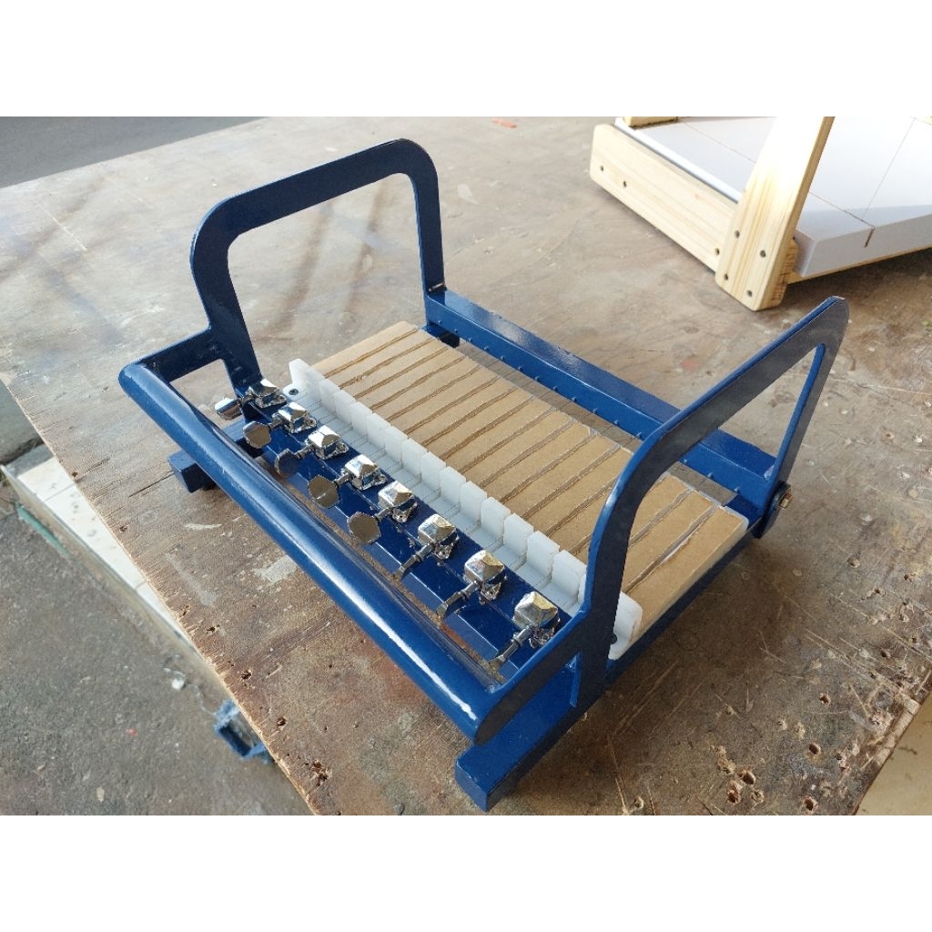 IRON ACRYLIC MULTI BAR SOAP CUTTER and KNOCKDOWN WOODEN SOAP MOLD