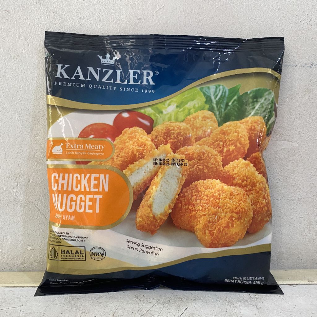 

Kanzler chicken nugget original 450 gram | nugget kanzler