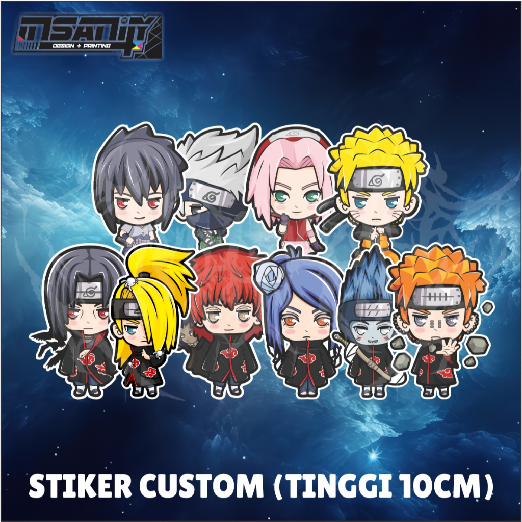 

Stiker Custom Cutting | Tinggi 10 cm | Vinyl Tahan Air + Laminasi | Bisa Desain Sendiri