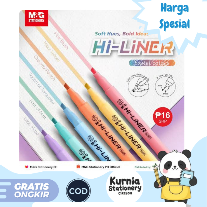

M&G Hi-Liner HL-601/ Highlighter Pastel AHMU9774 (Satuan)