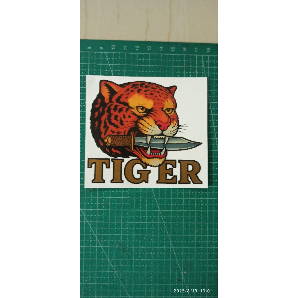 

Stiker Tiger, bahan Vinyl anti air