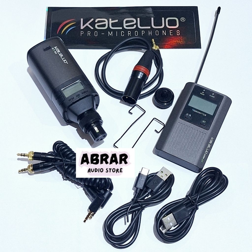 KATELUO - KT90 + WT-U1 Mikrofon Wireless / Wireless Kit / Transmitter Mic