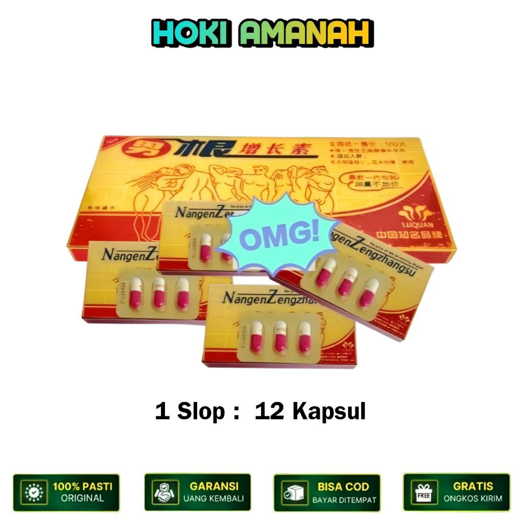 Nangen-Zhengzhangsue Luquan 1Box 12 Kapsul Original Asli Obat Herbal Stamina Kuat Pria Tahan Lama