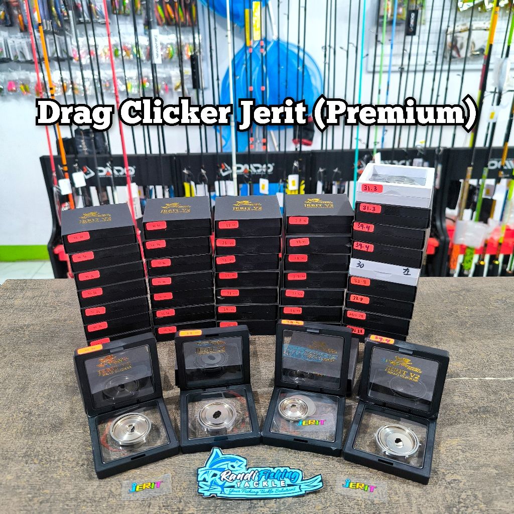Drag clicker Shimano / Daiwa Crazyfish Jerit V1 V2 dan V3