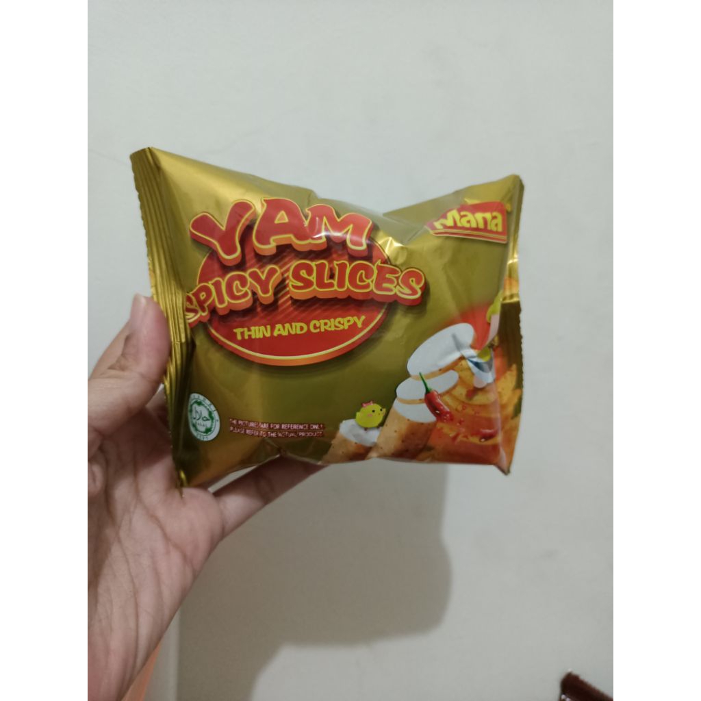 

MANA YAM SPICY SLICES THIN N CRISPY