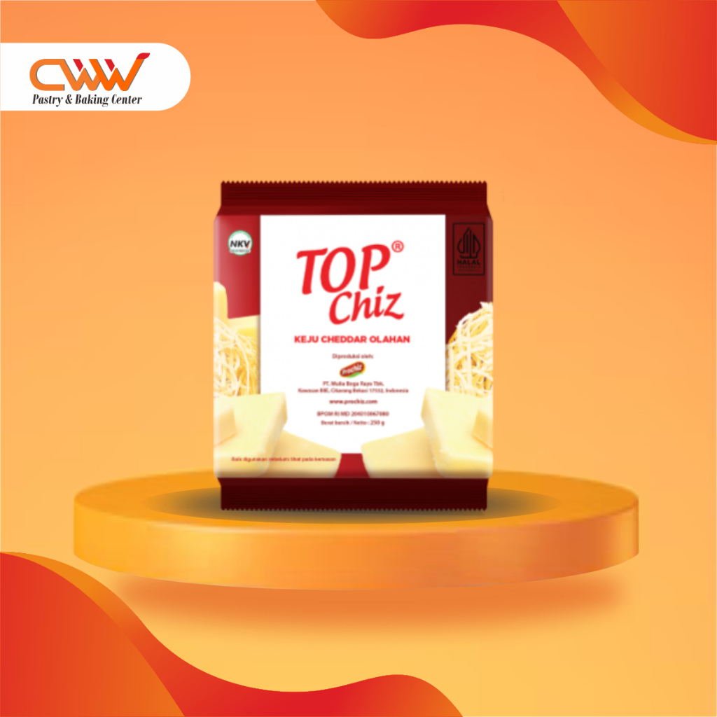 

Prochiz Topchiz Keju Cheddar Cheese Parut 250g Ekonomis Murah Topping Kue Cake Roti Snack Jajanan