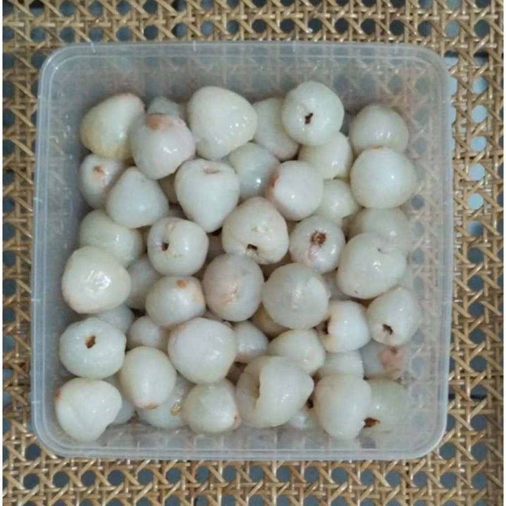 

leci kupas leci madu leci merah 1kg 500gr 250gr lychee frozen ex china