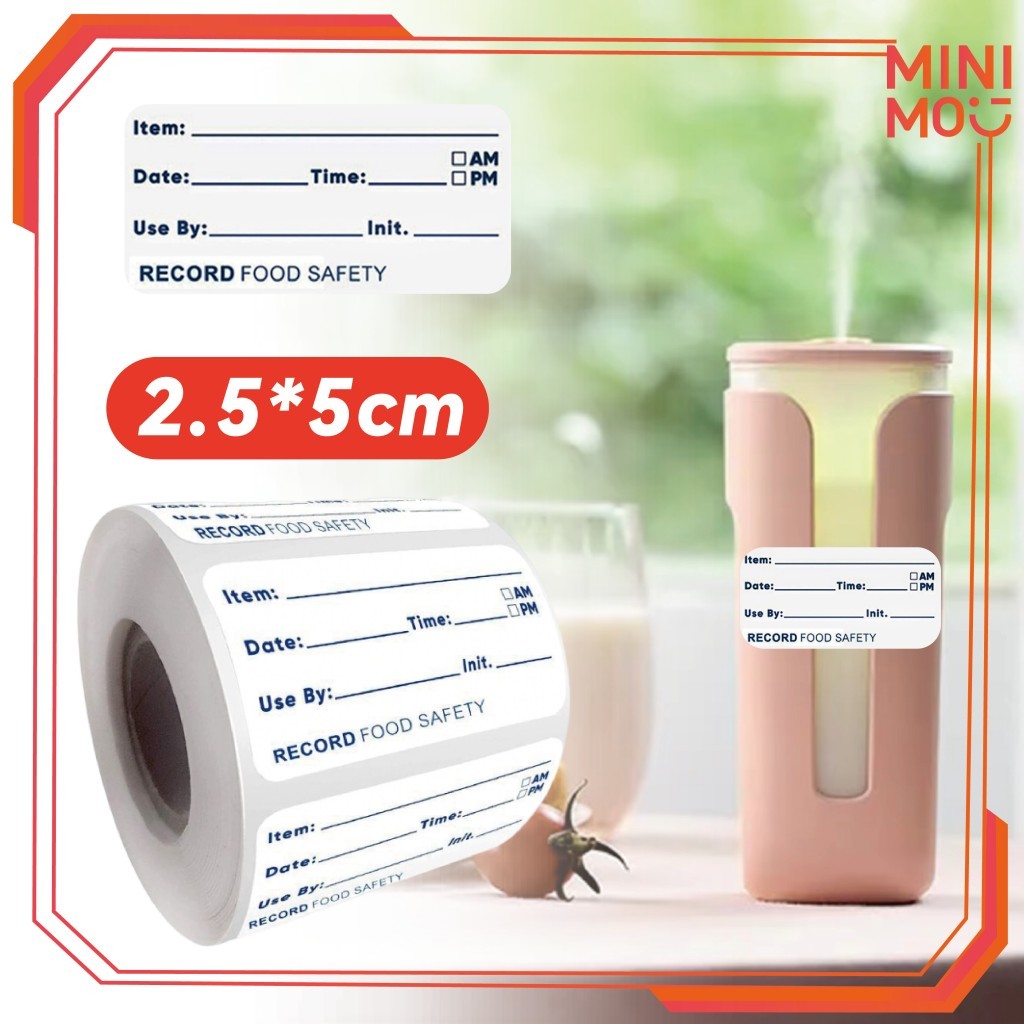 

Stiker Expired Date 500pcs Roll - Label Kadaluarsa Tahan Air Untuk Packaging Makanan & Usaha Kuliner