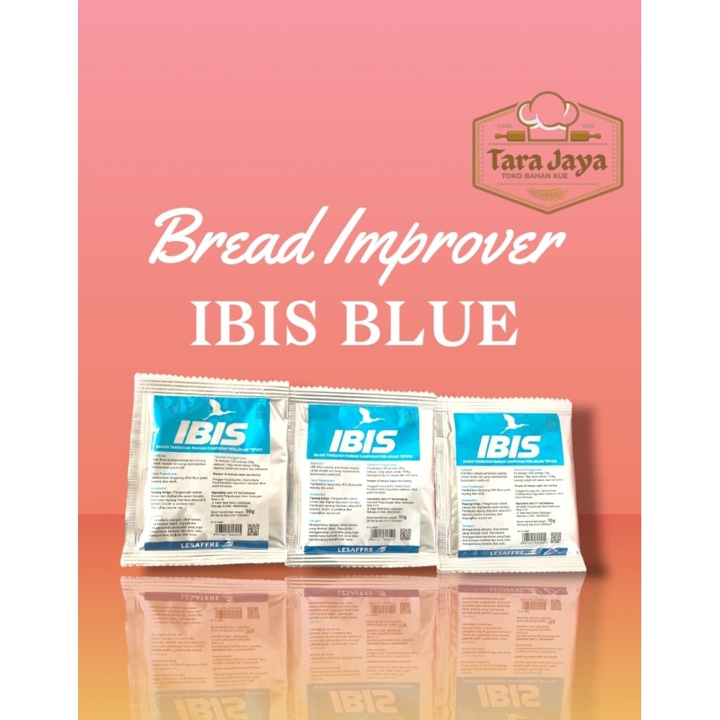

Bread Improver IBIS Blue 10gr ( Bahan Tambahan Pangan Campuran Perlakuan Tepung )