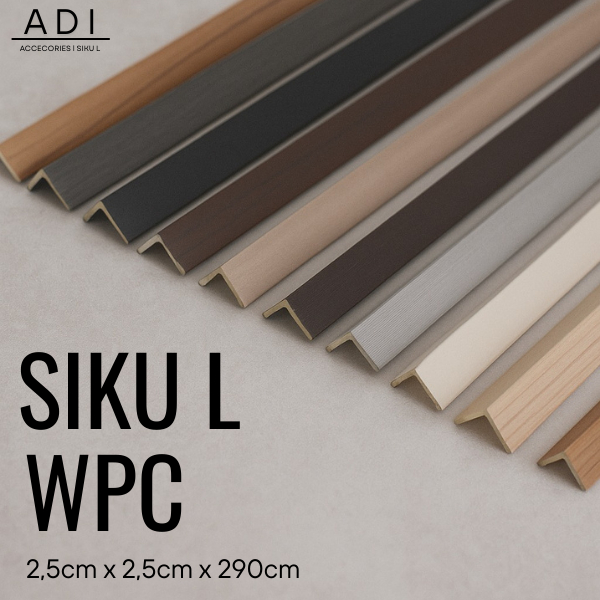 SIKU L WPC / PVC LIS TANGGA TEBAL