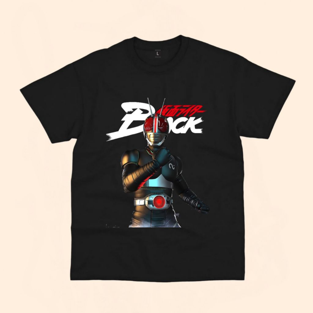 Kaos anak ksatria baja Hitam RX free nama