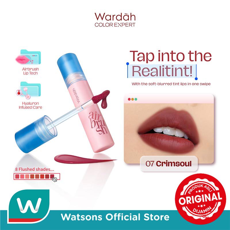Wardah Airbrush Lip Tint 07 Crimsoul 3g