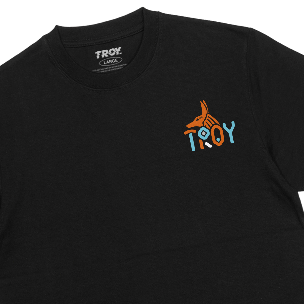 Troy Company Tshirt Black Anvbiz - Kaos Hitam Lengan Pendek MT 3261