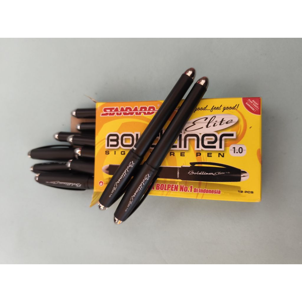 

Pulpen Standart Boldliner Elite 1.0 Hitam
