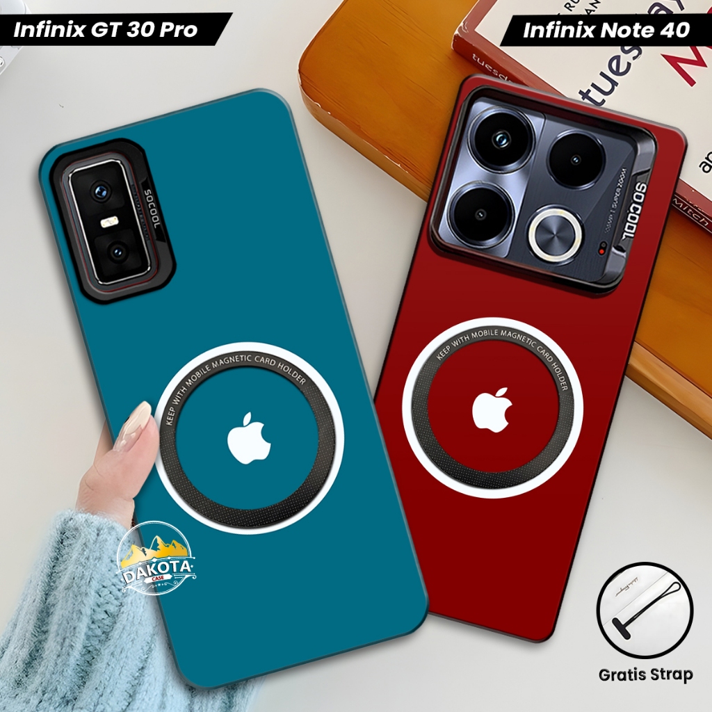 Casing Magnetic Infinix GT 30 PRO / GT 20 PRO / GT 10 PRO IMD Hologram Gambar Magsafee| Casing Suppo