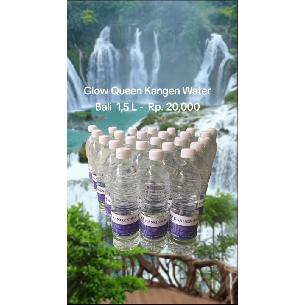 

Glow Queen Kangen Water Bali 1.5L Botol Premium