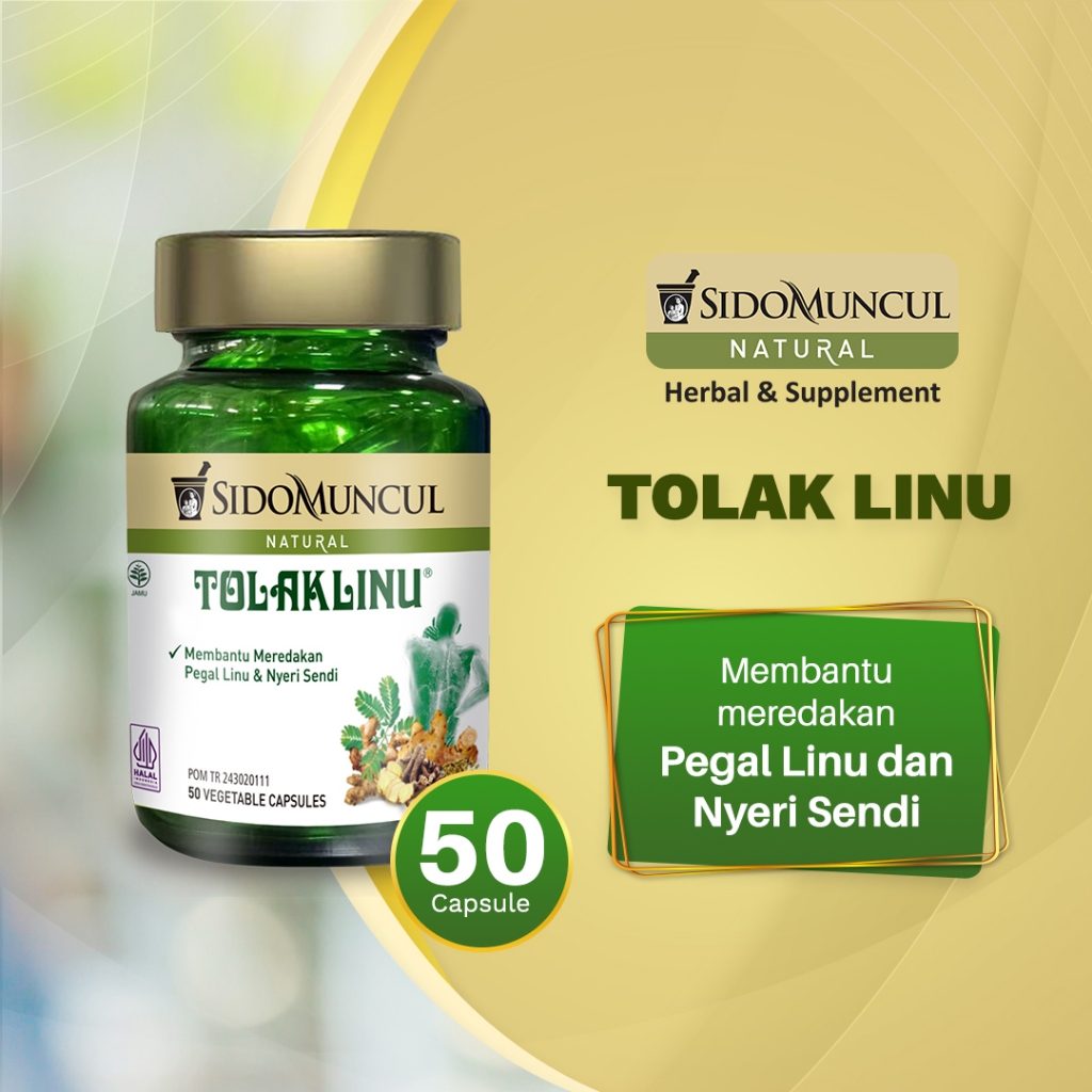 Sido Muncul Natural Tolak Linu Capsule 50 Kapsul