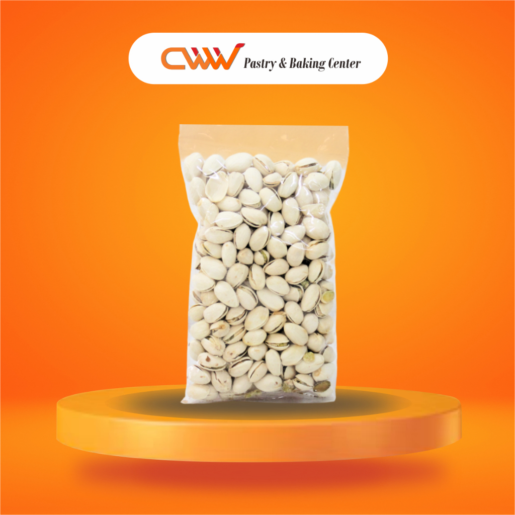 

Greenwoods Pistachio Nuts Kacang Sangrai Siap Makan 250g Snack Sehat Protein Dekorasi Roti Kue Cake