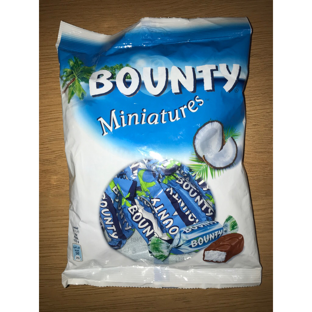 

COKLAT BOUNTY MINIATURES 150 gram