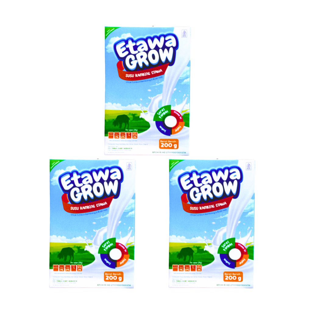 

3 BOX Susu Kambing Etawa Grow Tumbuh Kembang Anak 200g asli 100%