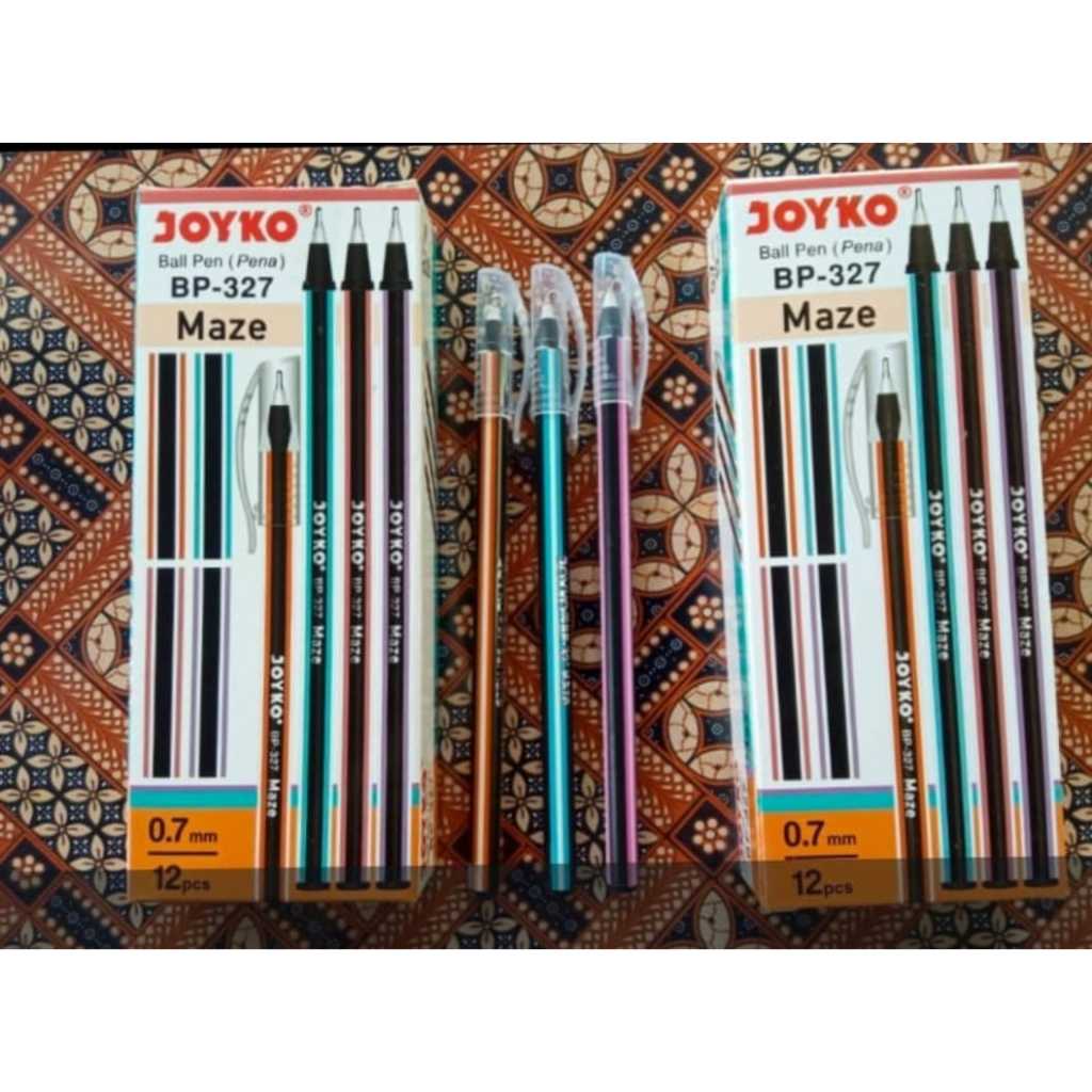 

Pulpen Lilin Joyko Termurah/Pulpen Ulir/Pena Joyko Maze Ulir/Bolpen Motif Lilin Ulir Hitam Best Seller (1Box=12Pcs)