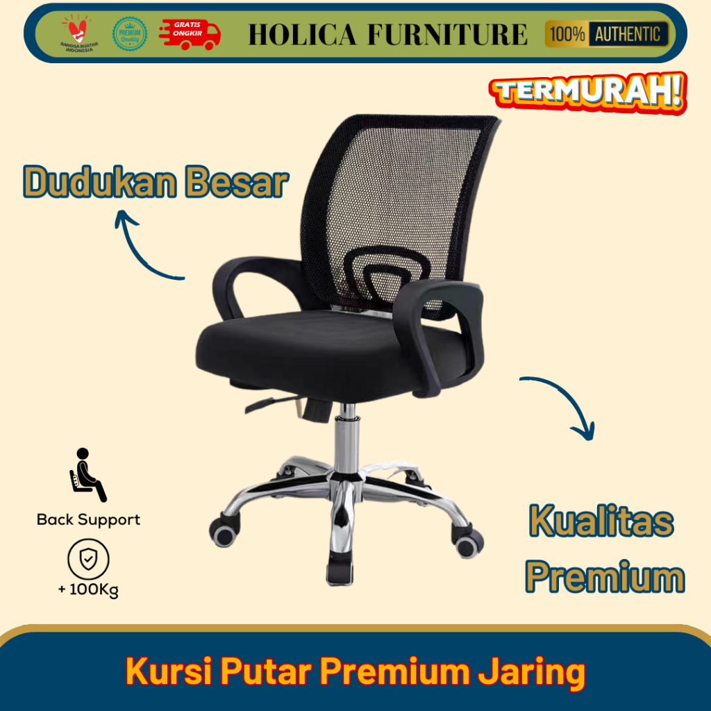 Kursi Kantor Jaring | Kursi Jaring Premium | Kursi Kantor Staff | Kursi Kantor murahhhhhhhhhhh