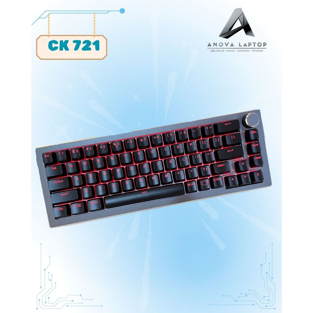 KEYBOARD COOLER MASTER CK721 WIRELESS RGB