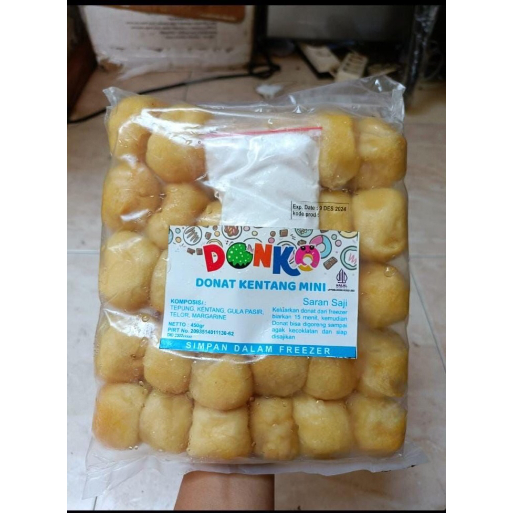 

Donko Donat Kentang Mini Isi 30