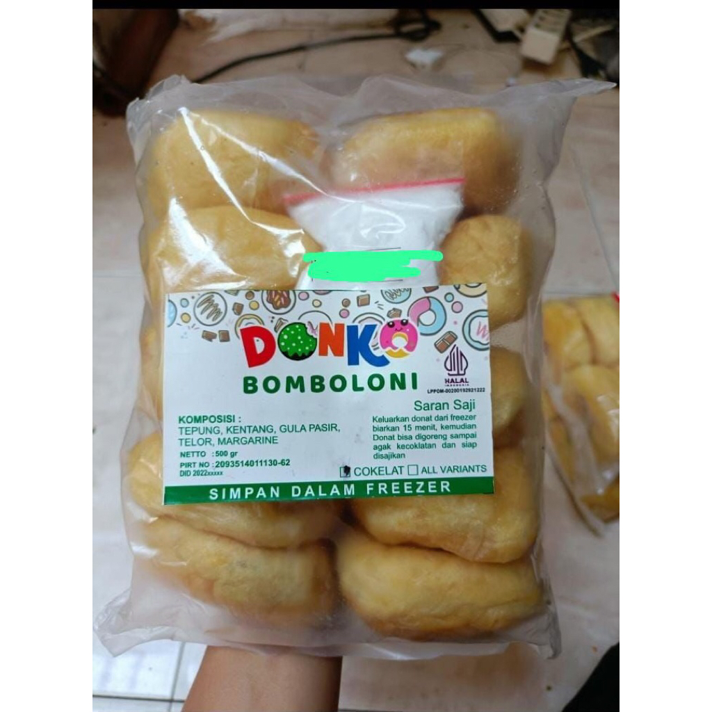 

Donko Bomboloni Donat Kentang isi Coklat 10pcs