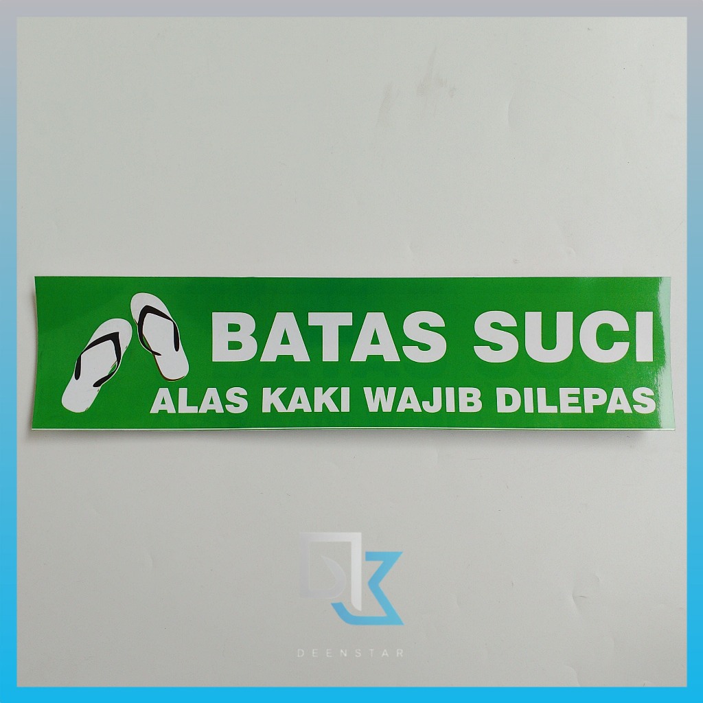 

Stiker Batas Suci, Stiker Masjid, Tempat Ibadah, Stiker Vinyl