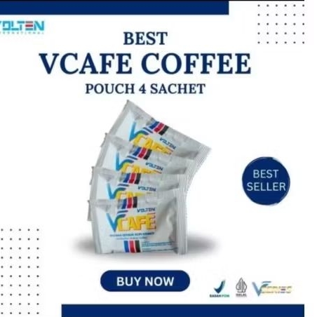Kopi 3in1 Brazilian Coffee VCafe Per Pouch (Isi 4 Sachet)
