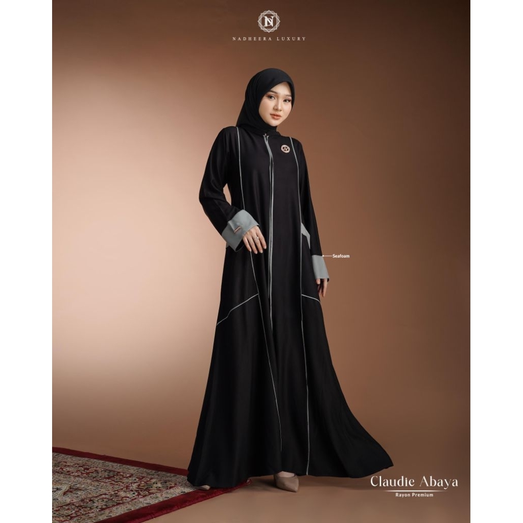 CLAUDIE ABAYA 🆕  COD ✔️ TERBARU GAMIS BY NADHEERA