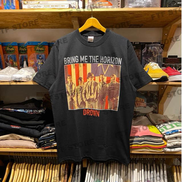 [ORI] Bring Me The Horizon - Drown Tshirt Black Katun Unisex Kaos Pria