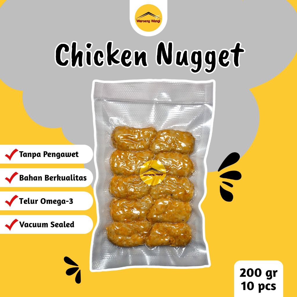 

Chicken Nugget (Homemade Frozen Food)
