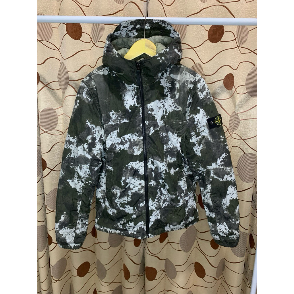 STONE ISLAND PUFFER JACKET NYLON CAMOUFLAGE JUNIOR