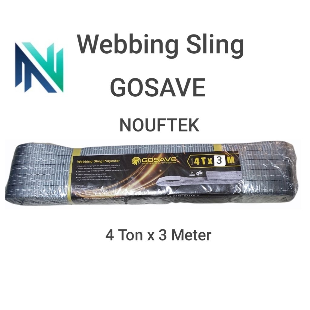 Webbing sling 4 ton x 3 meter Gosave