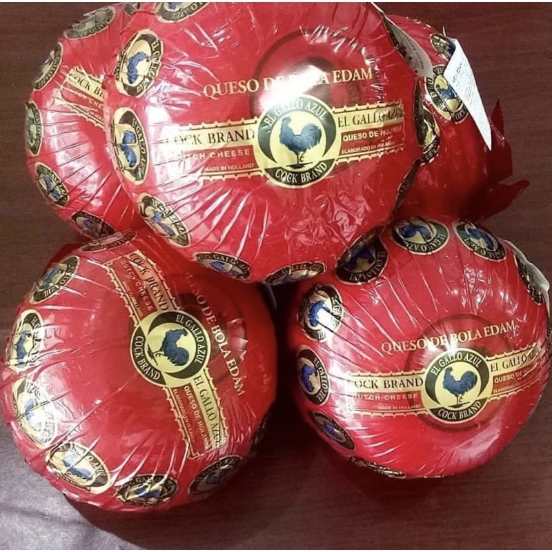 Keju Bola Edam Ayam Emas / Keju Bola Edam