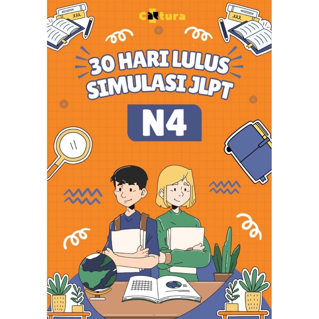 Buku Belajar Simulasi Ujian Kemampuan Bahasa Jepang JLPT N4