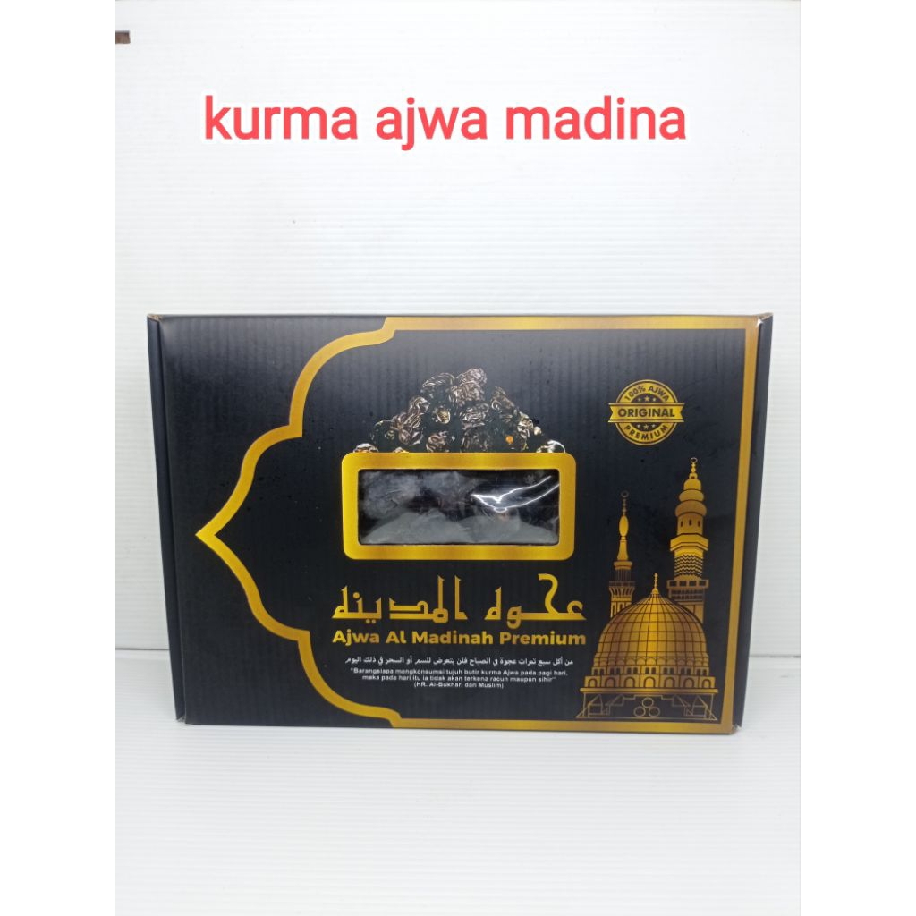

Kurma Ajwa Madina 1kg dan 500gr kemasan kotak
